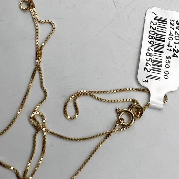 Authentic Louis Vuitton Brass Lock #317 No Key with After Market Box Chain 24” - Picture 7 of 15